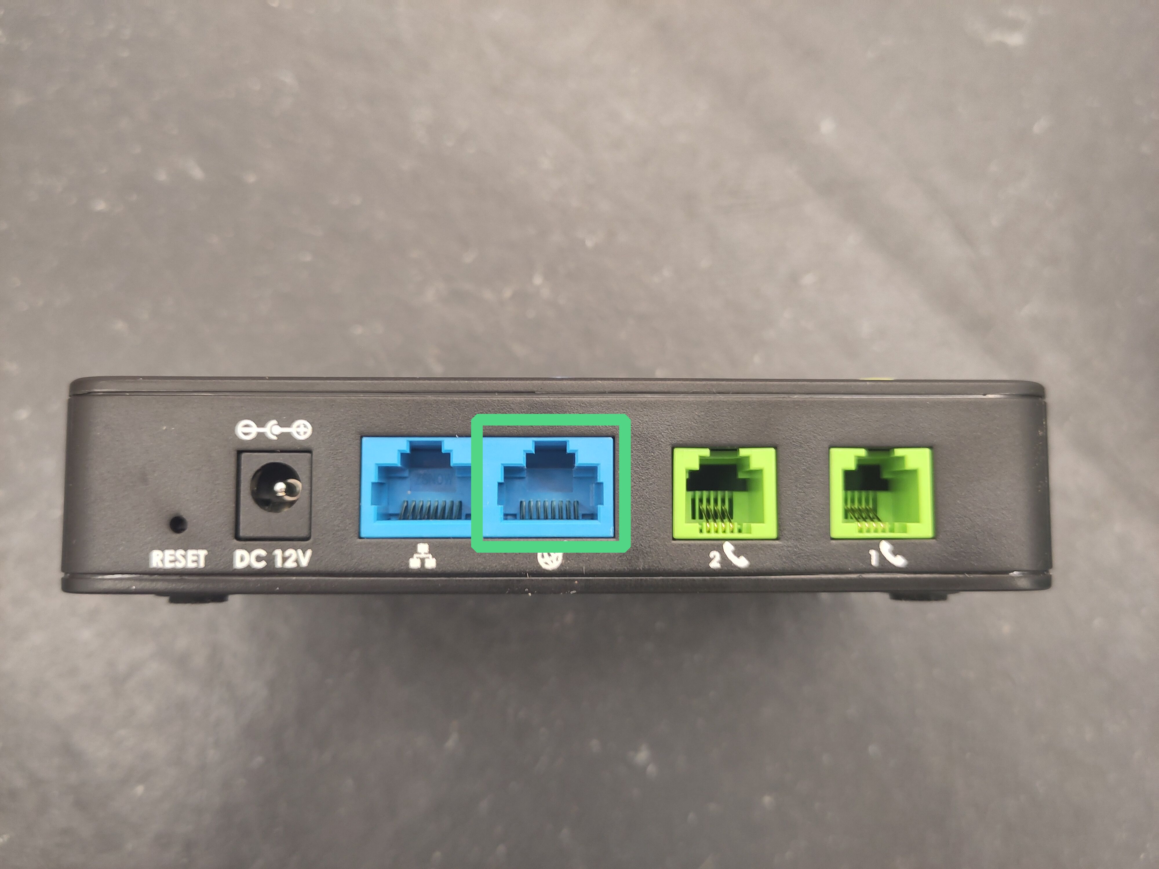 Gateway Neztwerk Buchse