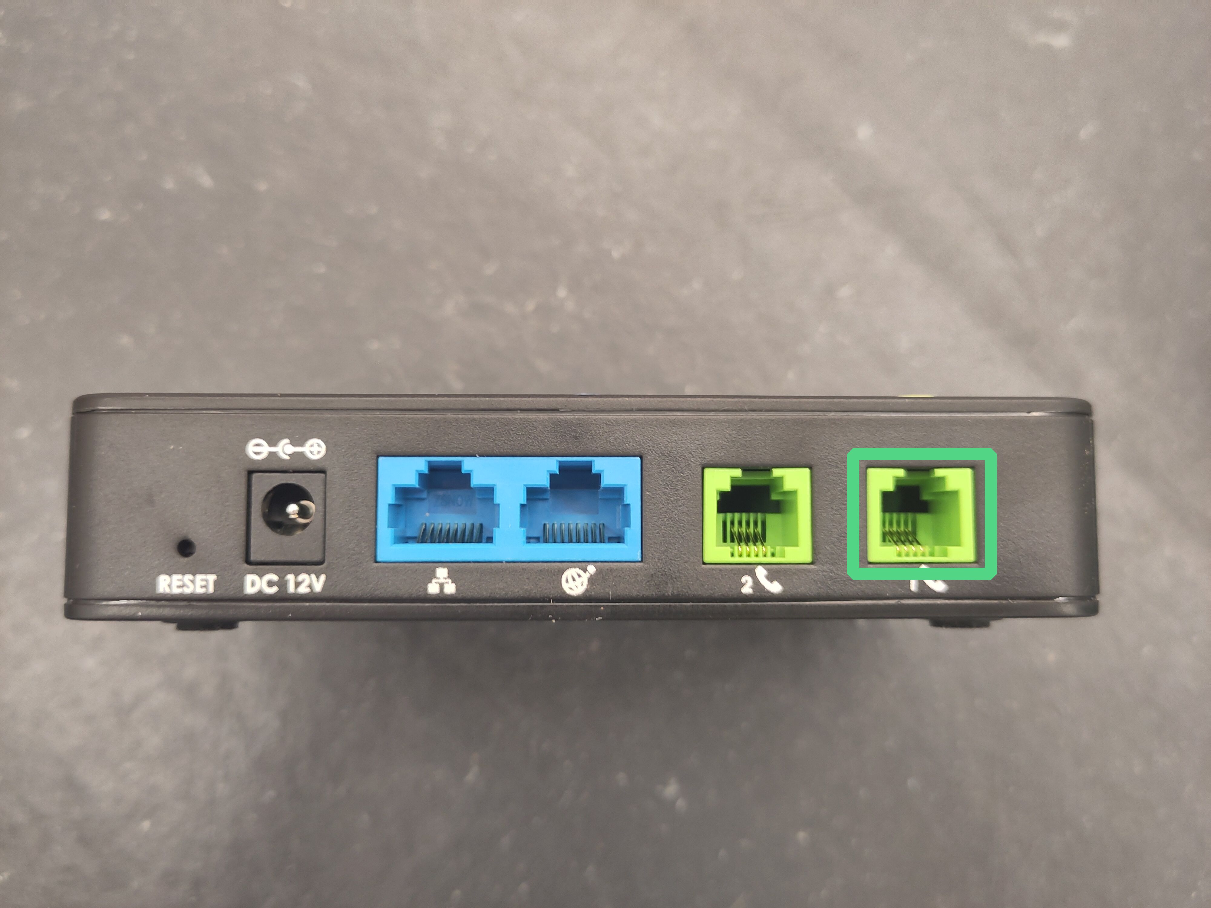 Gateway Phone Buchse